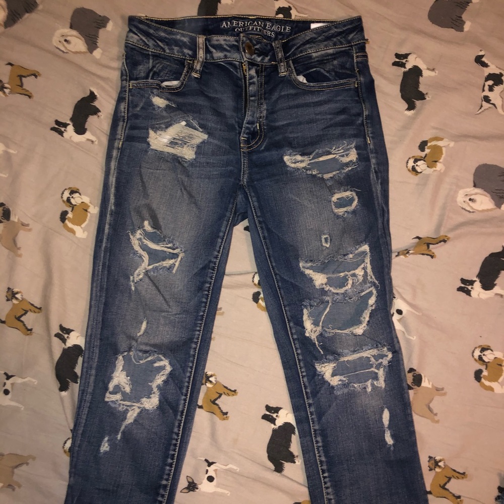 american eagle jeans - cropped